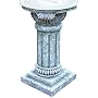 Echo Valley 9181 Florentine Resin Pedestal Column for Gazing Globe or Sundial