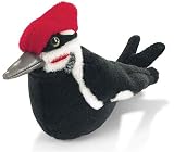 Pileated Woodpecker - Audubon Plush Bird (Authentic Bird Sound)