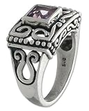 Amethyst ring, 'Imperial Violet' 8 (US Ring size)