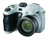 GE General Electric X5 Digitalkamera + 2GB SD-Karte (14 Megapixel, 15-fach opt. Zoom, 6,9 cm Display (2,7-Zoll), 28-mm Weitwinkel, Opt. Bildstabilisator) weiß