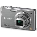 Panasonic Lumix DMC-FS37EG-S Digitalkamera (16 Megapixel, 8-fach opt. Zoom, 7,5 cm (3 Zoll) Touch LC-Display, bildstabilisiert) silber