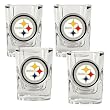 Pittsburgh Steelers 4pc 2oz Square Shot Glass Set NFL Football