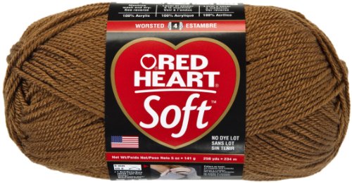 Red Heart  Soft Yarn, Toast