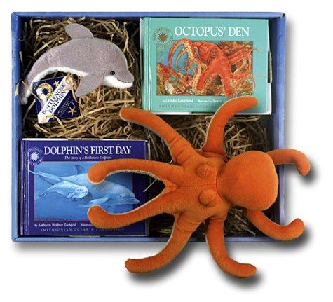 Smithsonian Oceanic Collection: Octobus' Den/Dolphin's First Day (Smithsonian Soundprints Mini Book and Plush Series)