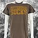 Pittsburgh Sucks on a Brown Short Sleeve T Shirt