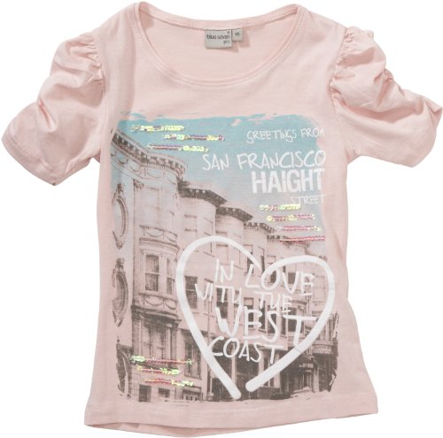 blue seven M&auml;dchen T-Shirt 50345 X *, Gr. 140, Orange (223) Preisvergleich