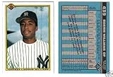 1990 Bowman Bernie Williams Rookie Baseball Card #439 - Shipped In Protective Display Case!