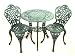 Kitchen & Housewares : Bistro Set - Rosette Matte Green