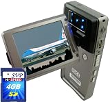 SVP HDDV-2880Bk 16MP Max TOUCH BUTTON 2.5-inch 270 DEGREE LCD Digital Video Camcorder + FREE 4GB High Speed SD Memory Card