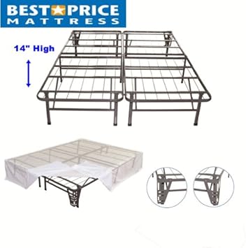 New innovated Box spring, bed frame, metal frame-California King with corner brackets + bed skirt
