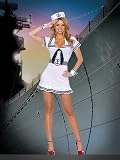 Dreamgirl : Sexy Cruise Cutie Sailor Girl Costume - SMALL