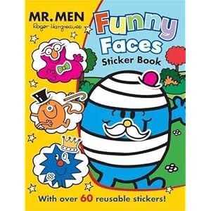 Funny Faces Sticker Book on Amazon Com Mr Men Funny Faces Sticker Book 9781409388319 Roger