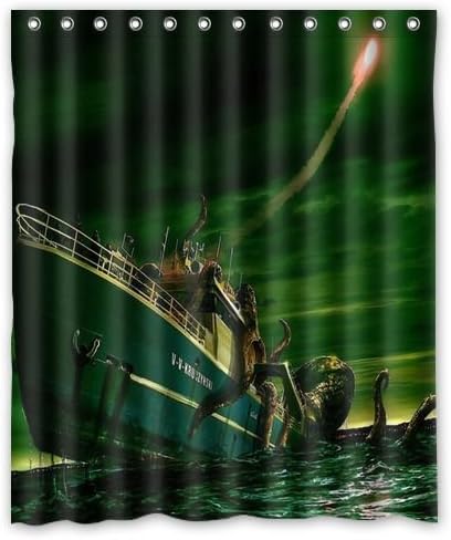 Super One Piece Waterproof 66X72 Shower Curtain Set Fashion Ariana Grande Style Bathroom Curtains