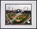 U.S. Cellular Field 2007 Opening Day Double Matted 8 x 10 Photograph in Black Anodized Aluminum
