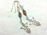 Celtic Dagger Sterling Silver Earrings