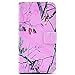 Bfun Packing Pink Camo Tree Card Slot Wallet Leather Cover Case for Samsung Galaxy S5 GS5
