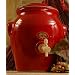 DIGOIN CERAMIQUES - Vinaigrier rouge en gr�s 4 litres