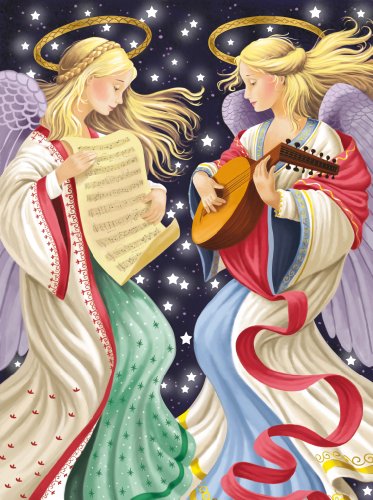 Detail image Ravensburger Two Angels - 1000 Pieces Christmas Puzzle