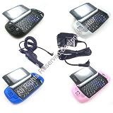 (3 in 1) Sidekick III Sidekick 3 Silicone Skin Case Siliicon Case for T-mobile Sidekick 3, Danger/hiptop + Car Charger + Travel Charger for Sidekick III Sidekick Ii