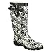 Women's McGibbon Floral Rain Boots - Black