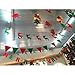 Markmesafe 4Pcs Christmas Fabric Felt Hanging Buntings Garland Banner String Party Flag Decor