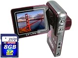 SVP HDDV-3000 12MP Max. 6-in-1 Multi-Functional Camcorder with Rare Huge Flip LCD! (8GB SDHC Card Included)