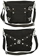 Black Vintage One Pocket Canvas Shoulder Bag