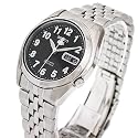 Seiko Men's Glass Back Automatic Bililgual Calendar Watch SNK381