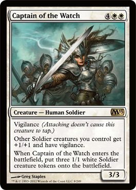 Magic: the Gathering - Captain of the Watch (8) - Magic 2013 On Sale