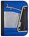 Mead PRO Platinum Zipper Binder, 3 Ring Binder, D-Ring, 1.5 Inch, Blue (72002)