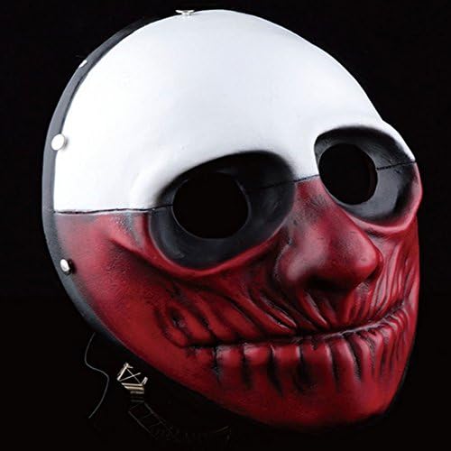 Magshining Men's Payday2 Crazy Chains Wolf Dallas Hoxton Mask Chains (Wolf)