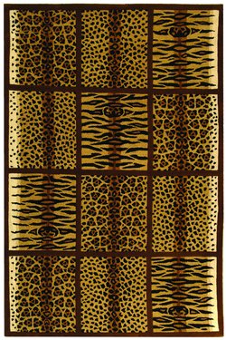 Safavieh SOH551A Handmade Soho Collection Beige and Brown New Zealand Wool Round Area Rug, 6-Feet