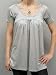 C & C CALIFORNIA LUREX TARA TOP IN SILVER