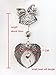 Huan Xun Wings Heart Charms Diy Jewelry Scarf Accessory Bails Tube Pendant Silver Color