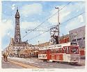 Portrait of Britain, Blackpool Tower, Lancashire, Framed