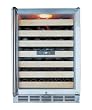 Vinotemp 52 Bottle Wine Cooler Stainless