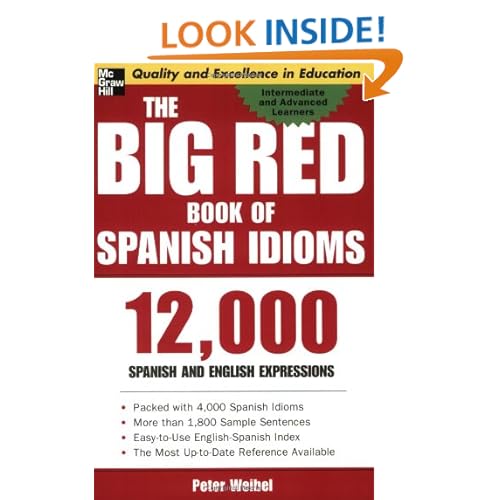 The Big Red Book of Spanish Idioms: 12,000 Spanish and English Expressions