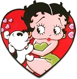 Betty Boop & Dog Super-Sized Magnet