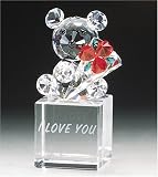 CRYSTAL WORLD I Love You Bouquet Teddy