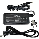 HQRP AC Adapter Power Supply compatible with Panasonic HDC-SD800 HDC-SD800P HDC-TM900 HDC-TM900P Camcorder plus Euro Plug Adapter