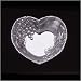 Arthur Court Grape 7-Inch Heart Bowl