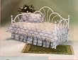 PENCOCK STYLE DAYBED W/ PORCELAIN KNOBS IN WHITE FINISH
