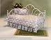 PENCOCK STYLE DAYBED W/ PORCELAIN KNOBS IN WHITE FINISH