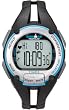 Timex Ironman Road Trainer Heart Rate Monitor Watch, Black/Silver/Blue, Mid Size