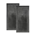 2 PACK Air Filter Factory 5-3/8 X 11-5/8 X 3/32 Microwave Oven Aluminum Grease Filter AFF78-M