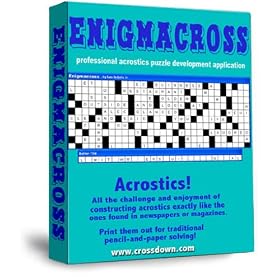 Enigmacross Acrostic Puzzle Maker Software