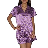 IMAGE OF NBA Los Angeles Lakers Womens Gorgeous Pajama / Loungewear Set - Purple (Size: S)