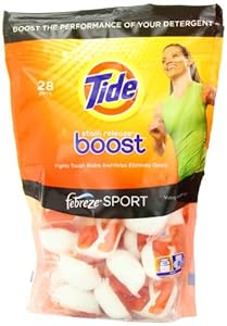 Tide Boost Febreze Sport Victory Boost Scent Unit Dose In-Wash Booster 28 Count