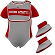 Ohio State Buckeyes Baby Nike Onesie, Bib and Booties