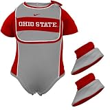 Nike Ohio State Buckeyes Infant Bib & Booties Set